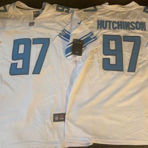 Nike DETROIT LIONS AIDAN HUTCHINSON  Men's Vapor Limited JERSEY Sz M,L,XL,2X
